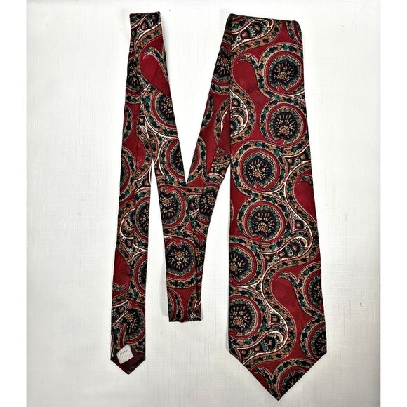 Pierre Cardin Other - Pierre Cardin Mens Paisley Silk Wide Necktie Preppy Formal Designer Business